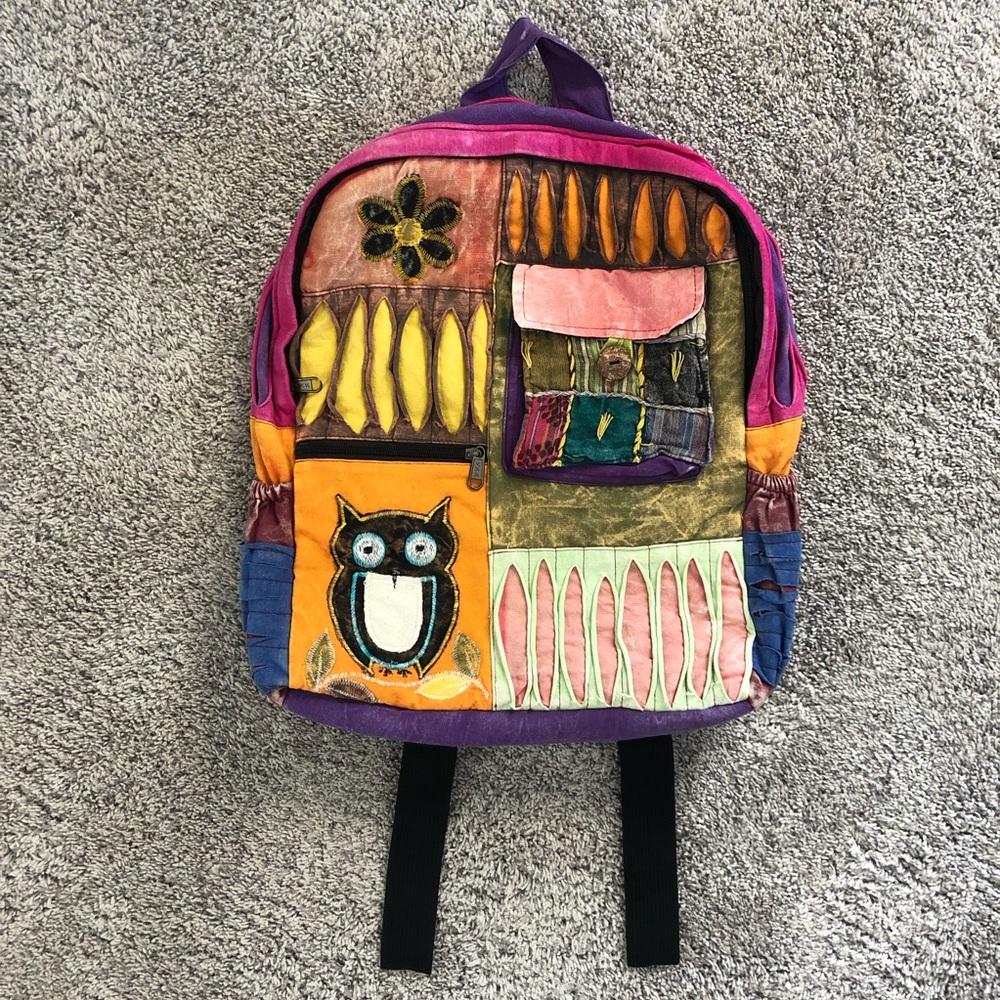 Embroidered Backpack